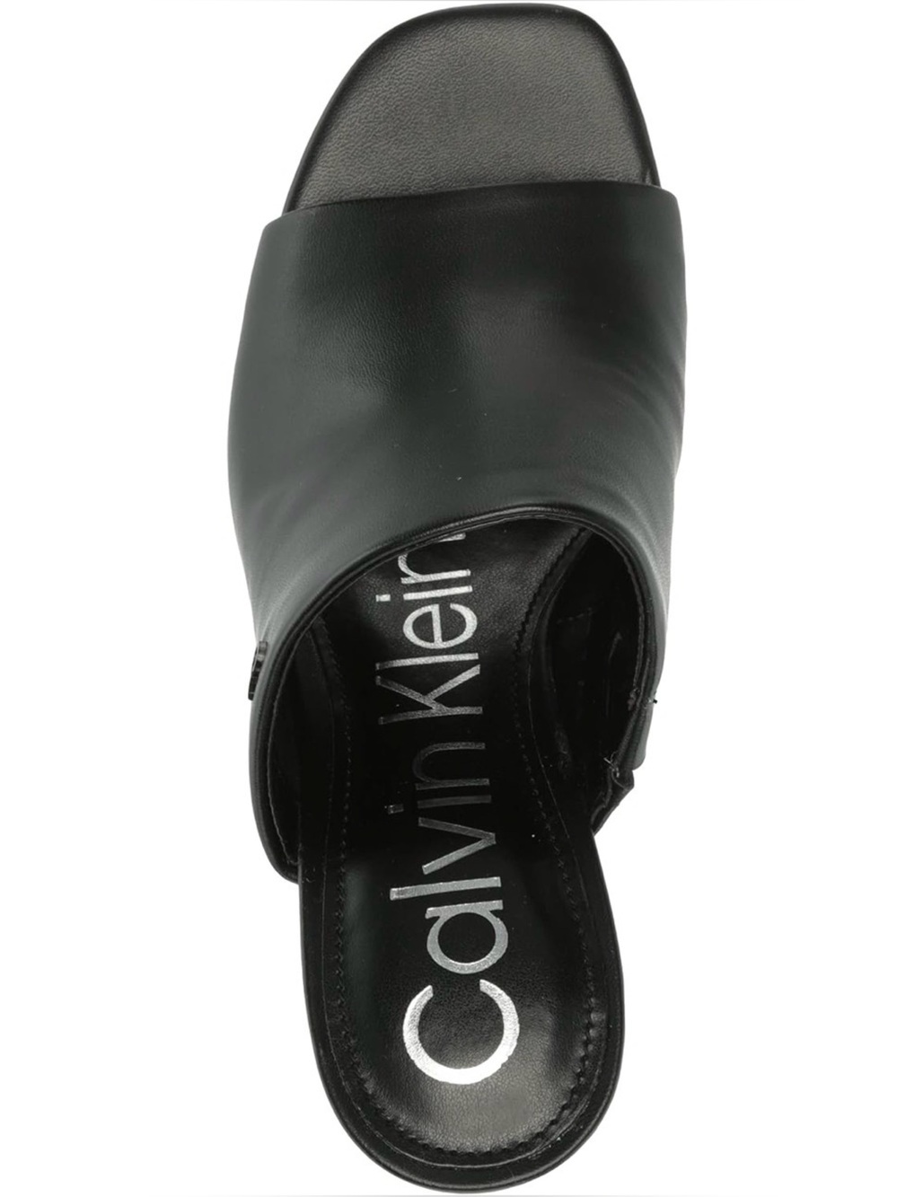 🖤🖤 Calvin Klein Women's Jotie Block Heel Square Toe Dress Sandals - Picture 6 of 7